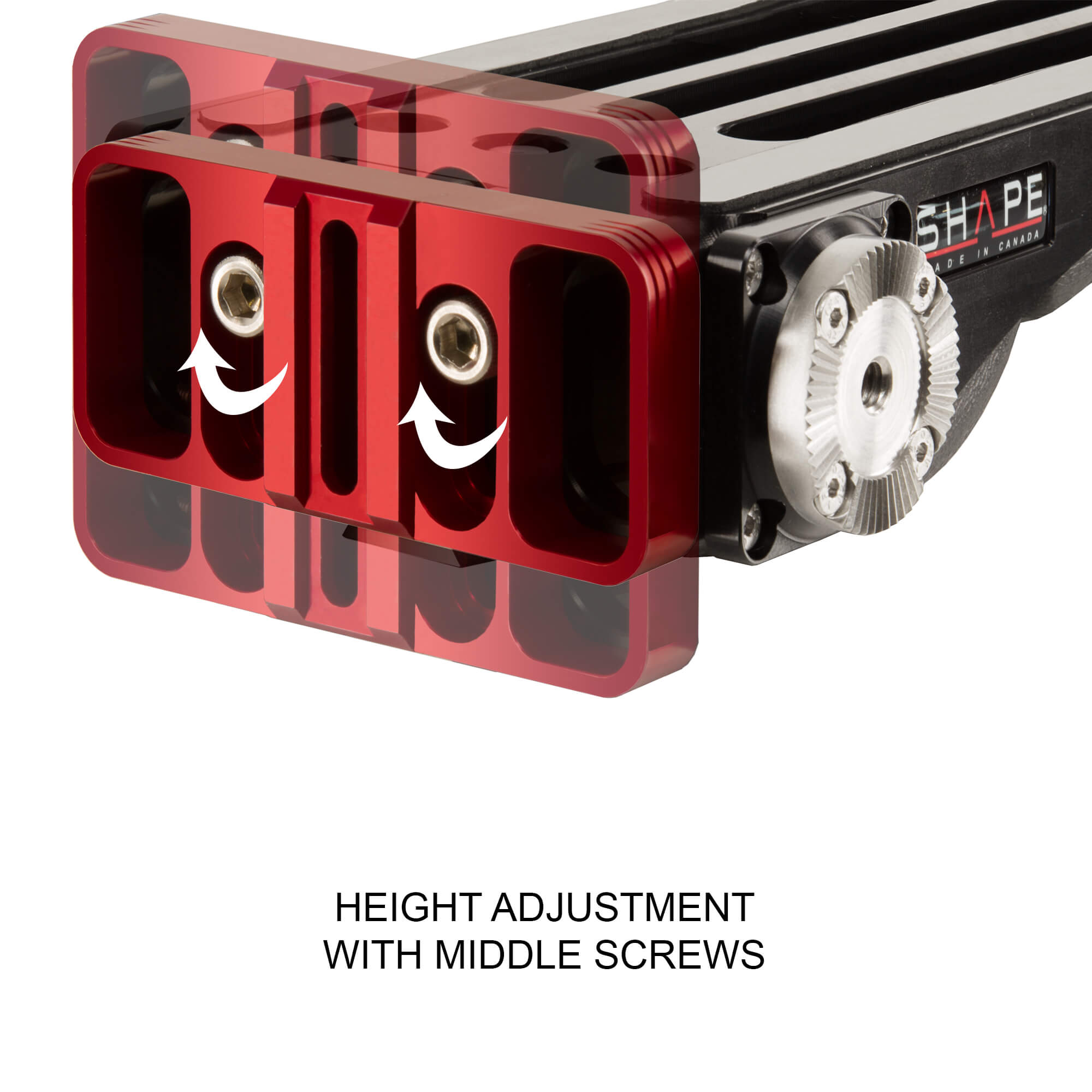 8000 v-lock quick release baseplate (BP0008), tripod plate and Telescopic ARRI rosettes handles - Image 6