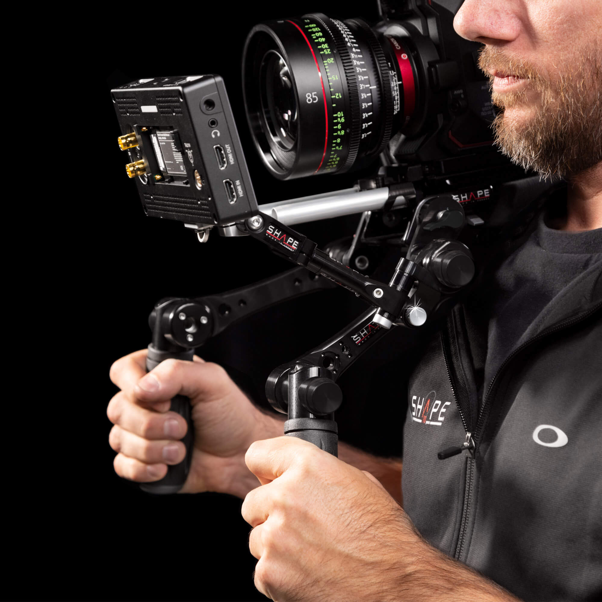 Compact quick handle Arri rosette black - Image 2