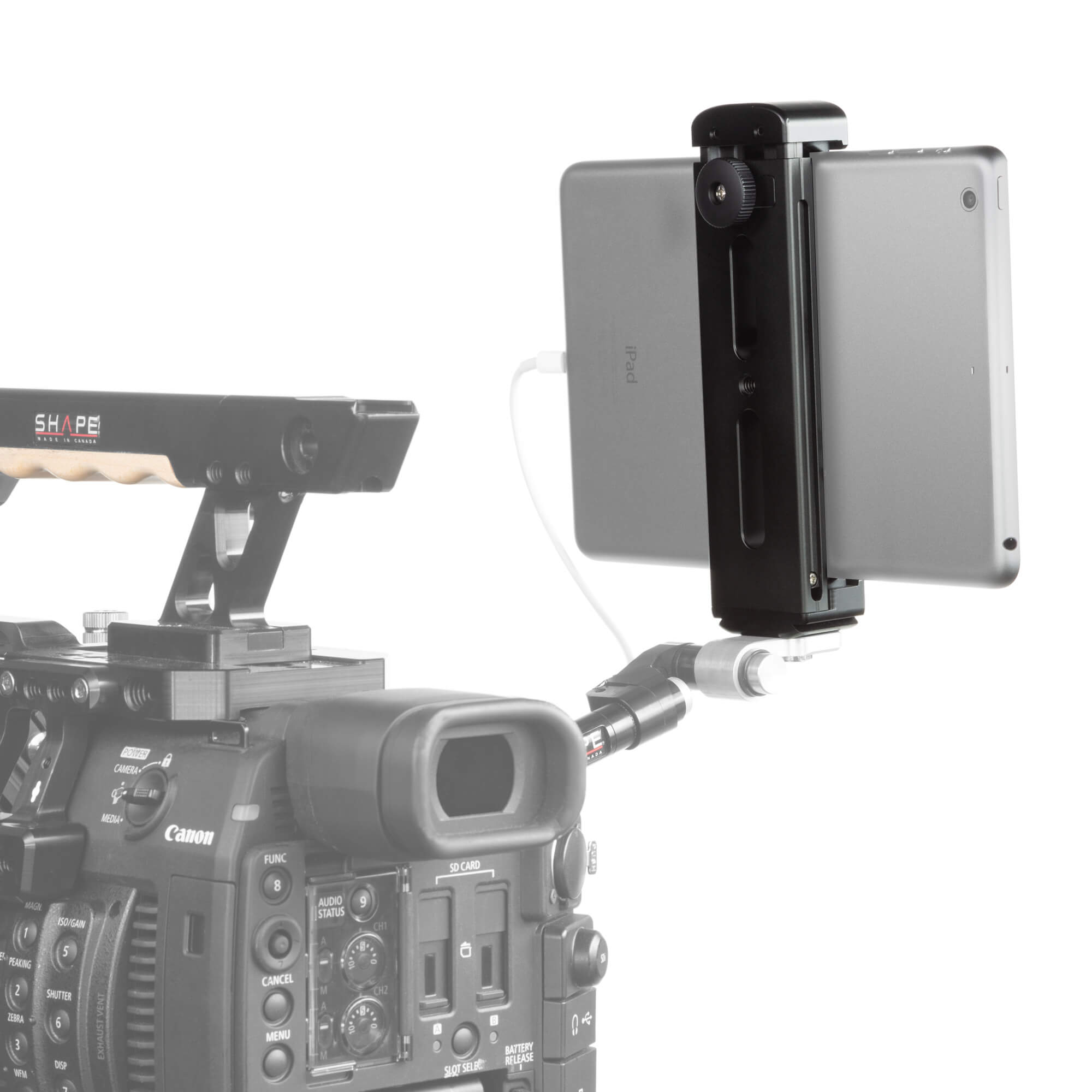 Aluminum tablet tripod mount with cold shoe - Image 2