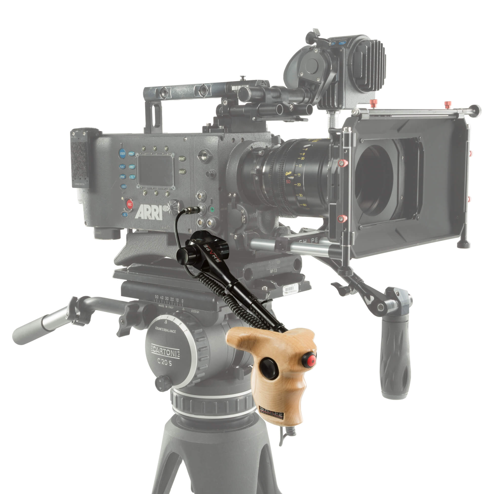 Arri camera stop & start grip telescopic Arri rosette - Image 2