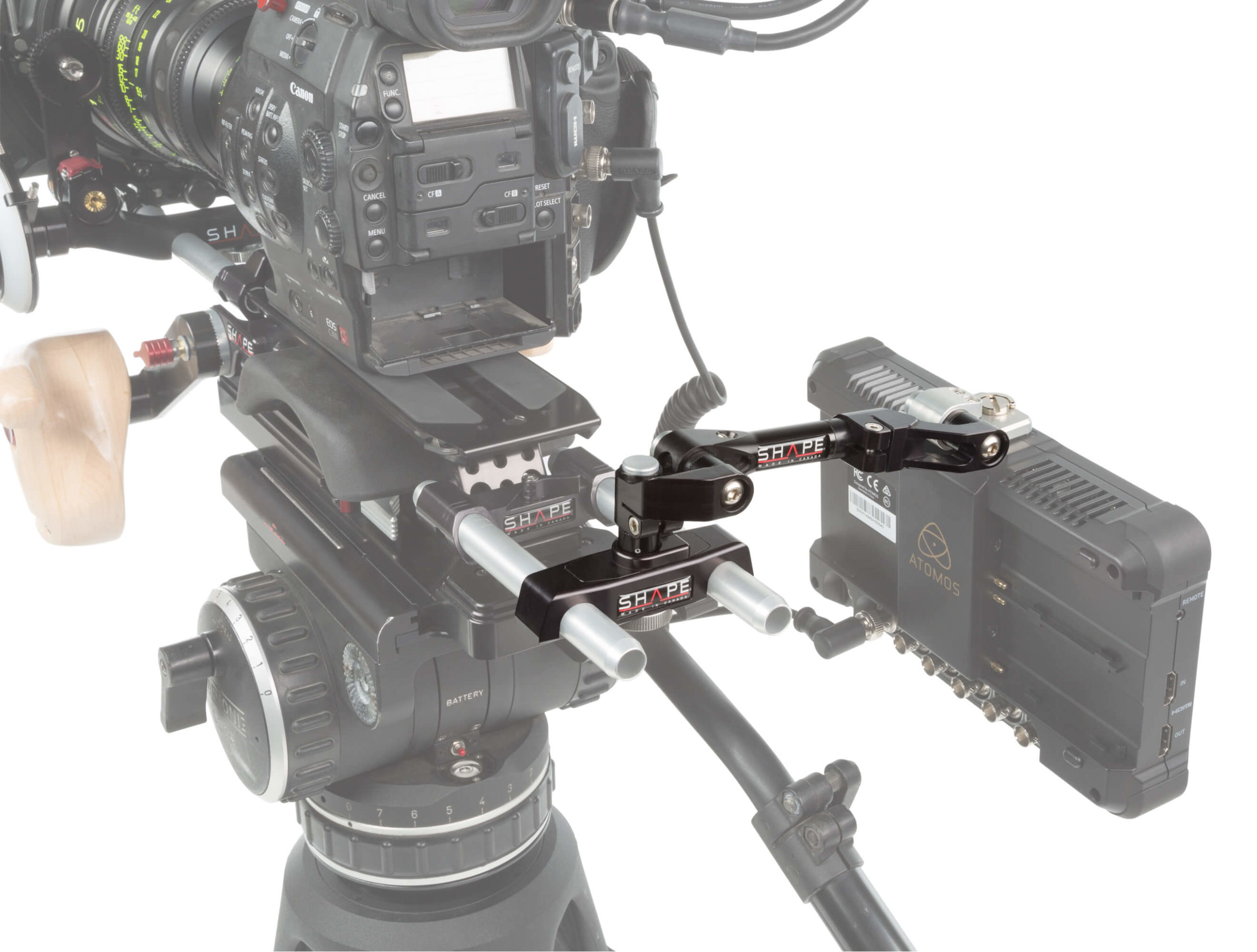 4 axis Push-Button arm 15 mm rod bloc - Image 3