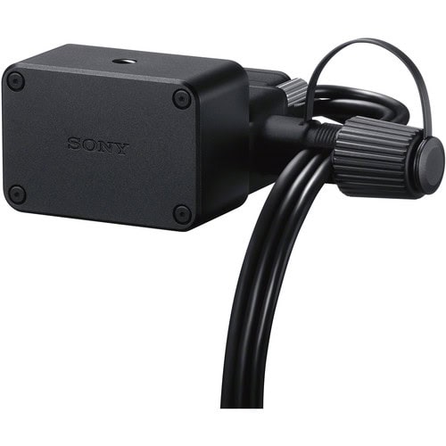 Control box for RX0 camera with cables and connectors.