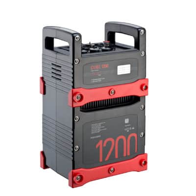 High-capacity CUBE 1200 battery for industrial applications.