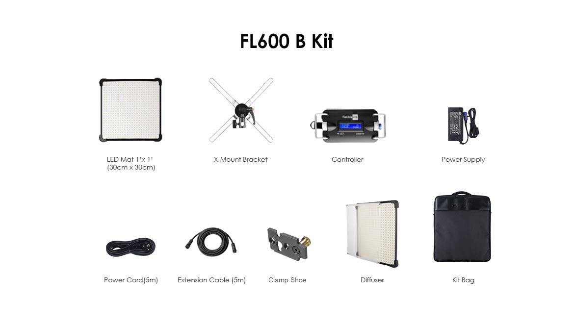FL600 1?x1? Flexible LED Light Kit (V-Mount) - Image 2