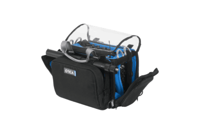 Underwater drone with control panel and carrying case for marine exploration.