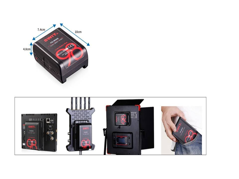 PB-M98S, 98Wh Pocket V-mount Battery Pack - Image 5