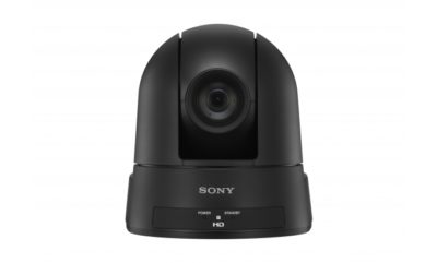 Sony SRG-300H Full HD PTZ camera for remote video streaming.
