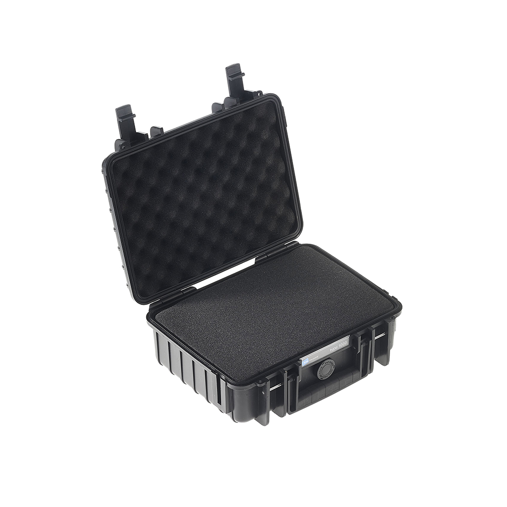 outdoor.cases 1000 with pre-cut foam (SI) (black)