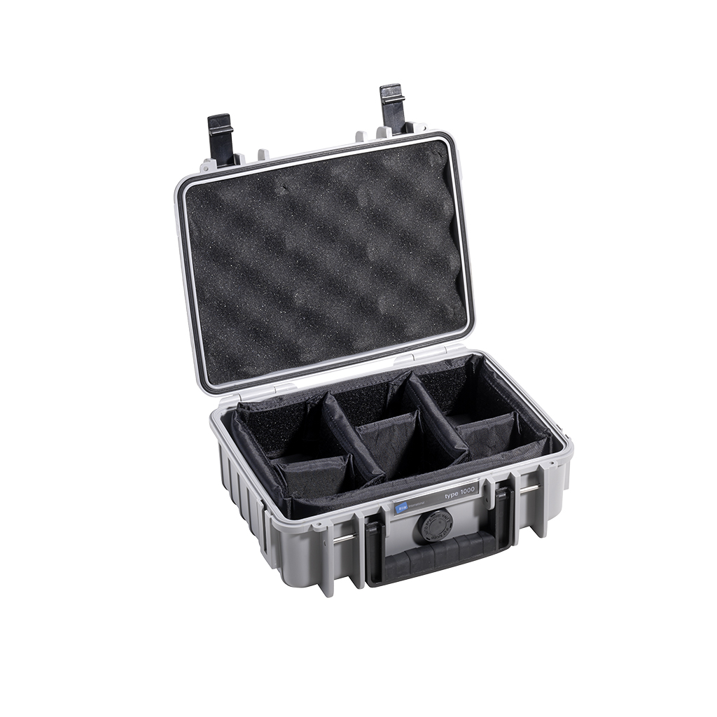 outdoor.cases 1000 with divider system (RPD) (grey)