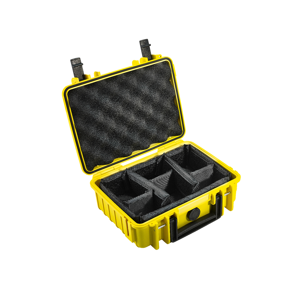 outdoor.cases 1000 with divider system (RPD) (yellow)