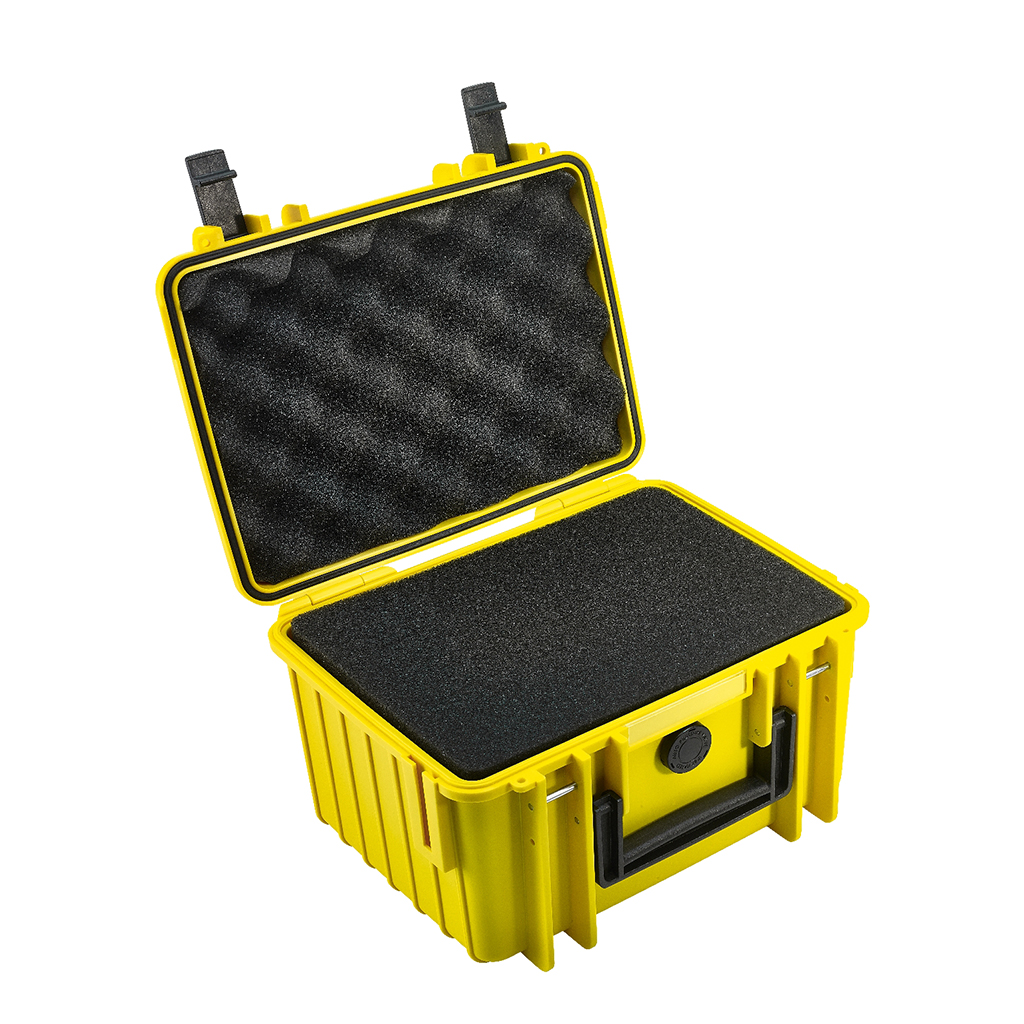 outdoor.cases 2000 with pre-cut foam (SI) (yellow)