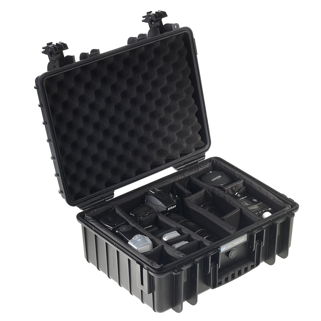 outdoor.cases 5000 with divider system (RPD) (black)