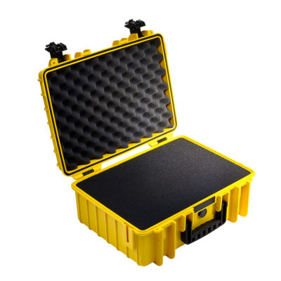 outdoor.cases 5000 with pre-cut foam (SI) (yellow)