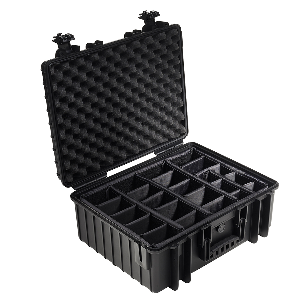 outdoor.cases 6000 with divider system (RPD) (black)