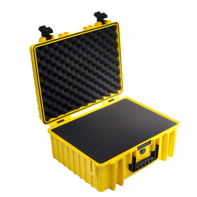 outdoor.cases 6000 with pre-cut foam (SI) (yellow)