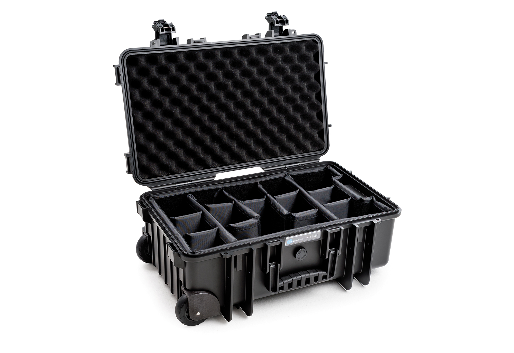 outdoor.cases 6600 with divider system (RPD) (black)