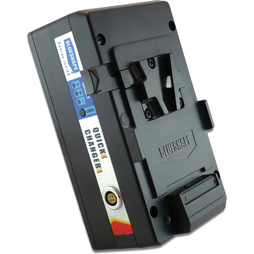 Hot swap quickchanger of batteries and UPS safety system with 21W of energy reserve specific for ARRI