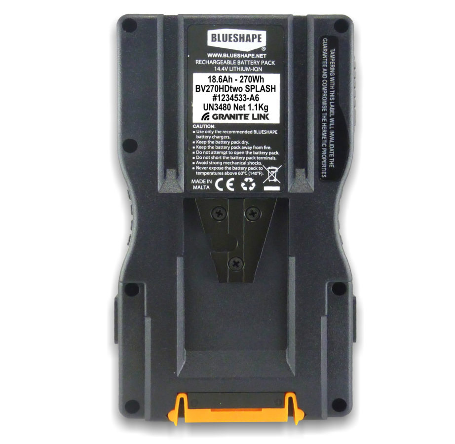 V-lock Li-Ion graphite Battery 266 Wh 18 Ah , 12 A load discharge IP65, WIFI