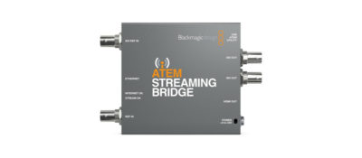 ATEM Streaming Bridge device for professional video streaming and broadcasting.