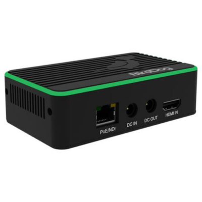Flex 4K IN. 4K Full NDI Encoder with Tally, Comms, PTZ Control, PoE+, and DC Power Output.
