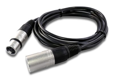 Auxiliary power cable for camera supply