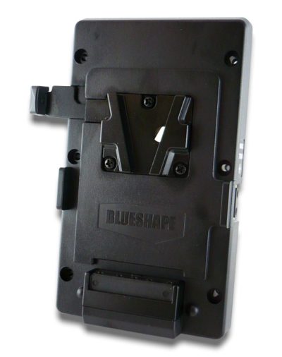 V-Mount adapter plate with 2 pin D-tap DC output