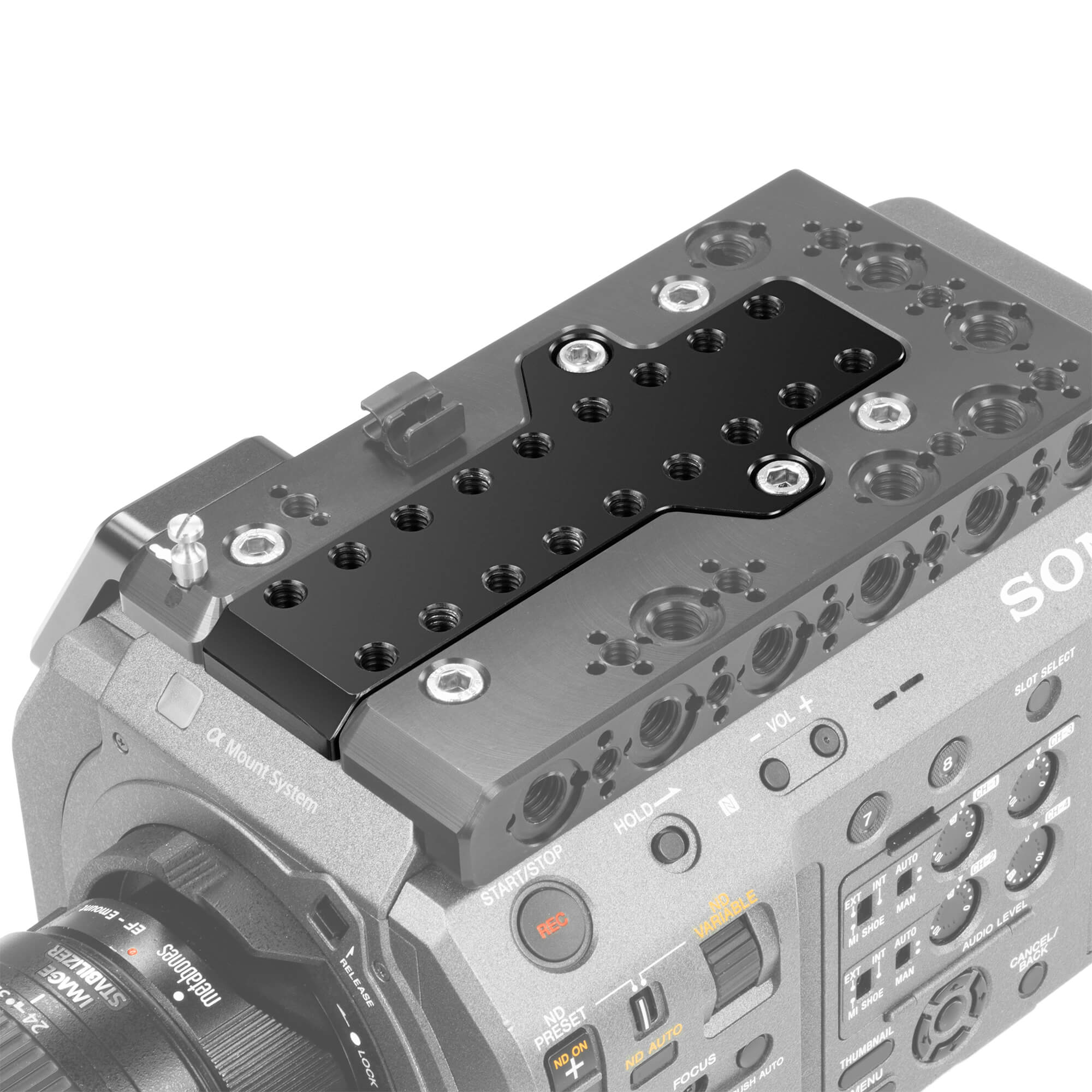 Adapter plate for top handle