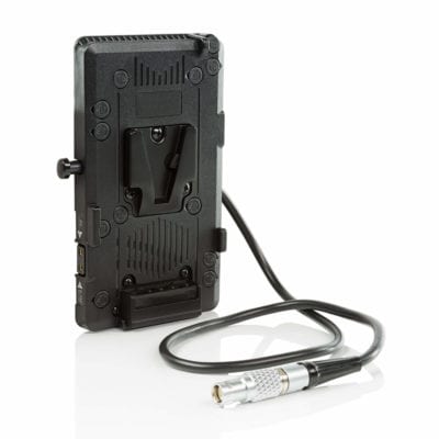 V-mount battery plate for professional camera equipment by Axis-One.