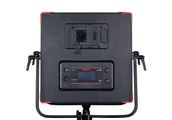 60W Portable Bi-color SMD Panel LED light (gold mount) - Image 4