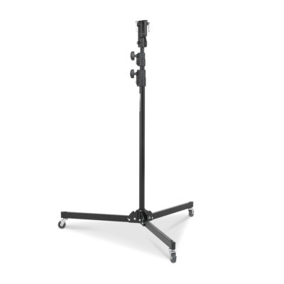 Black Aluminium 3-Section Studio Stand