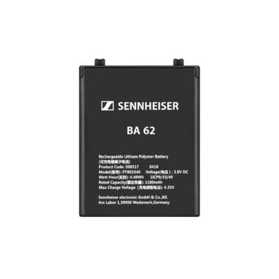 Sennheiser BA 62 rechargeable lithium-ion battery for SK 6212.