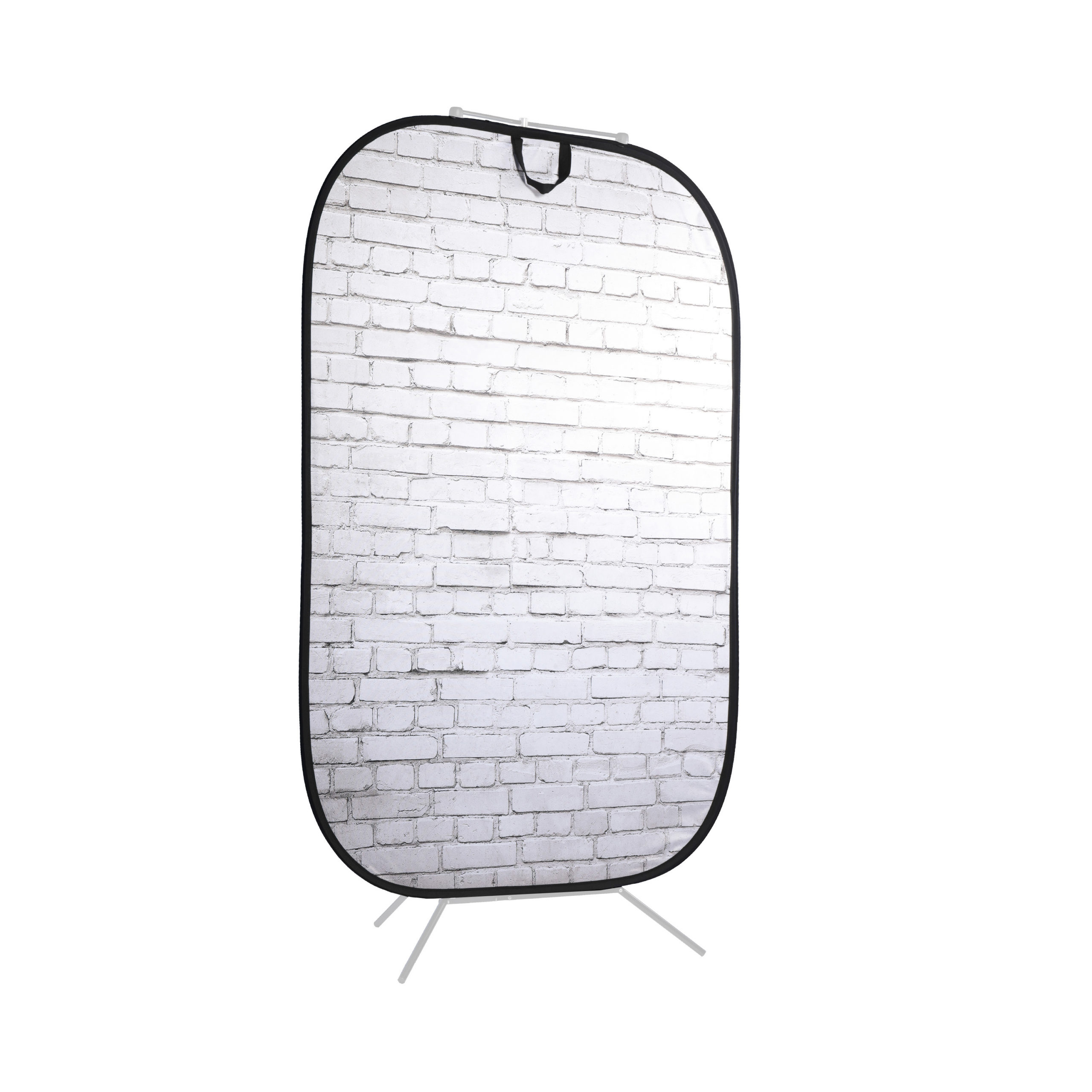 Urban Collapsible 1.5x2.1m Painted White/Industrl Grey Brick - Image 2