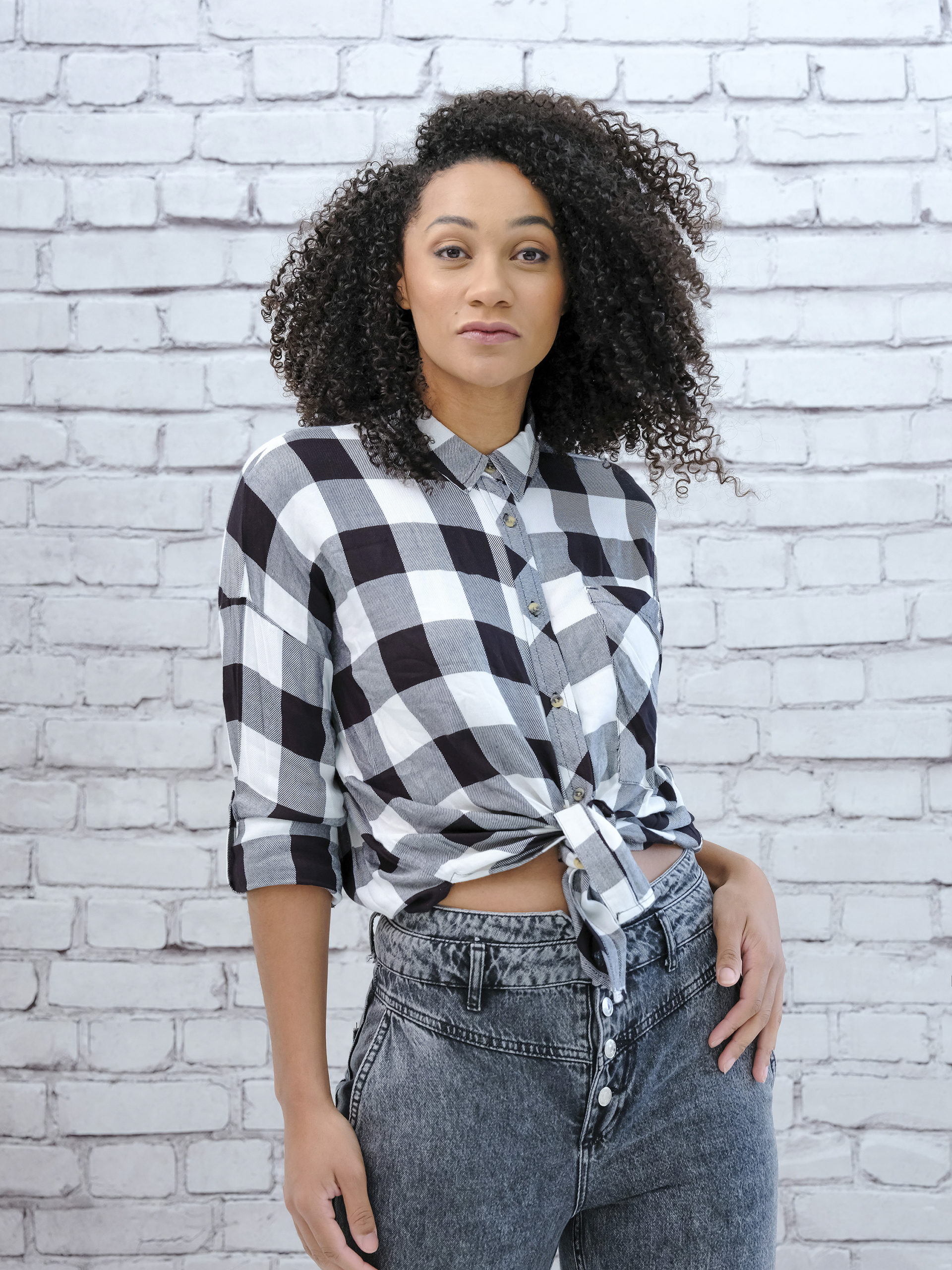 Urban Collapsible 1.5x2.1m Painted White/Industrl Grey Brick - Image 4