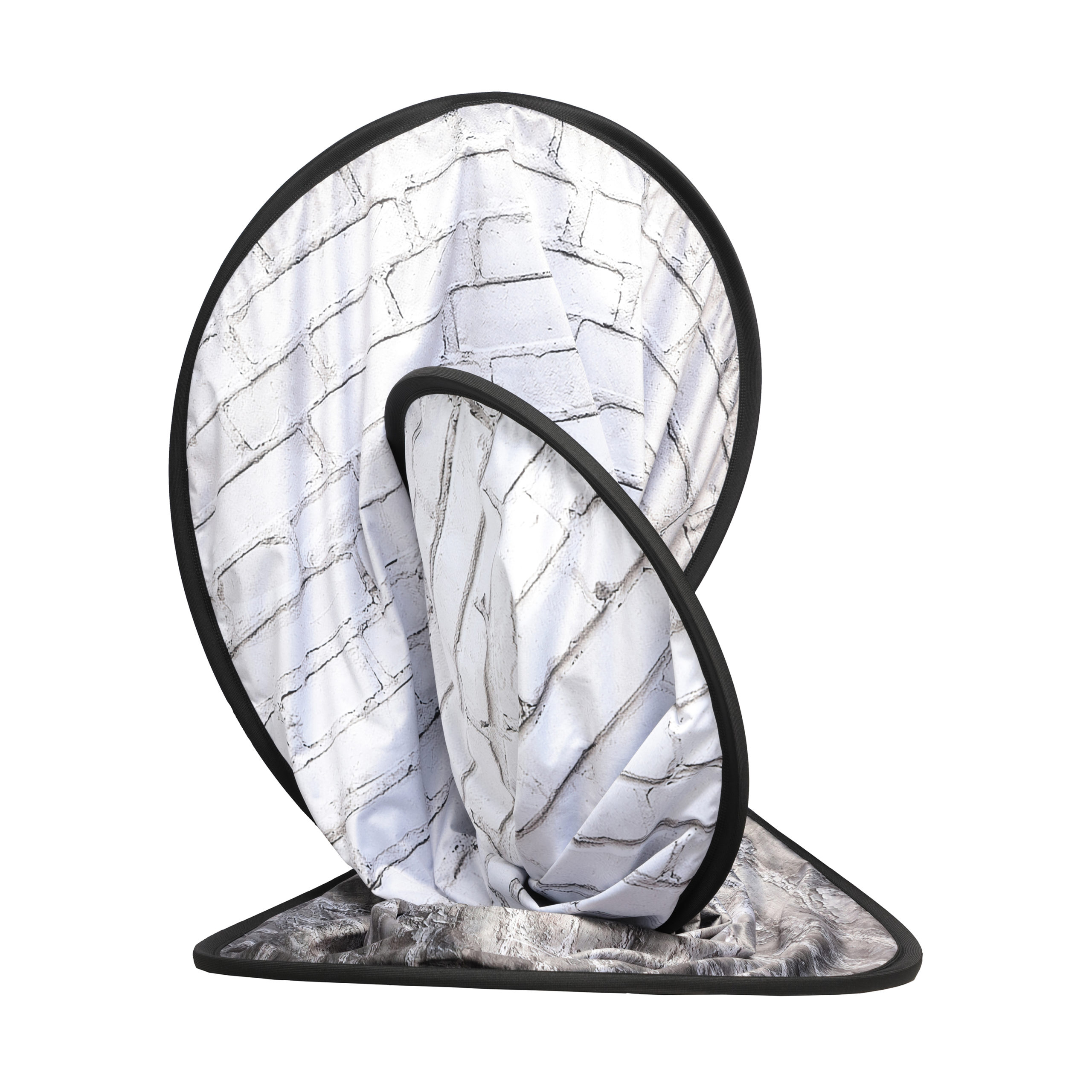 Urban Collapsible 1.5x2.1m Painted White/Industrl Grey Brick - Image 6