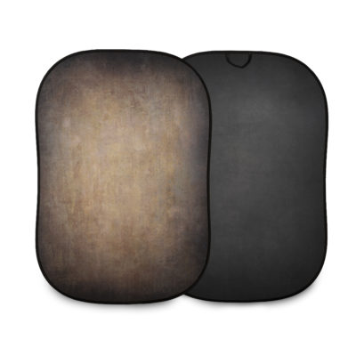 Vintage Collapsible 1.5 x 2.1m Walnut/Pewter