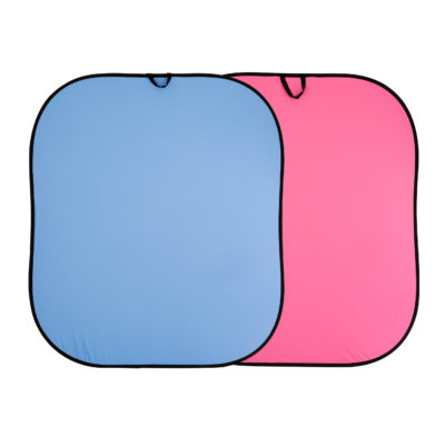 Plain Collapsible 1.8 x 2.15m Blue/Pink