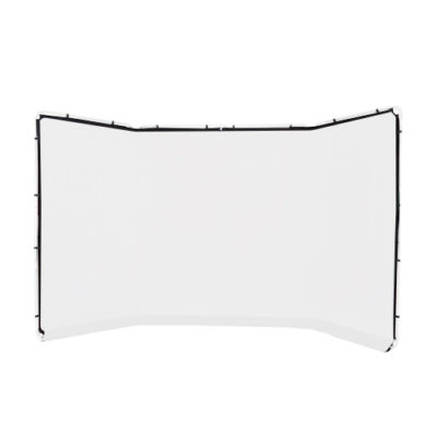 Panoramic Background Cover 4m White (frame not included)