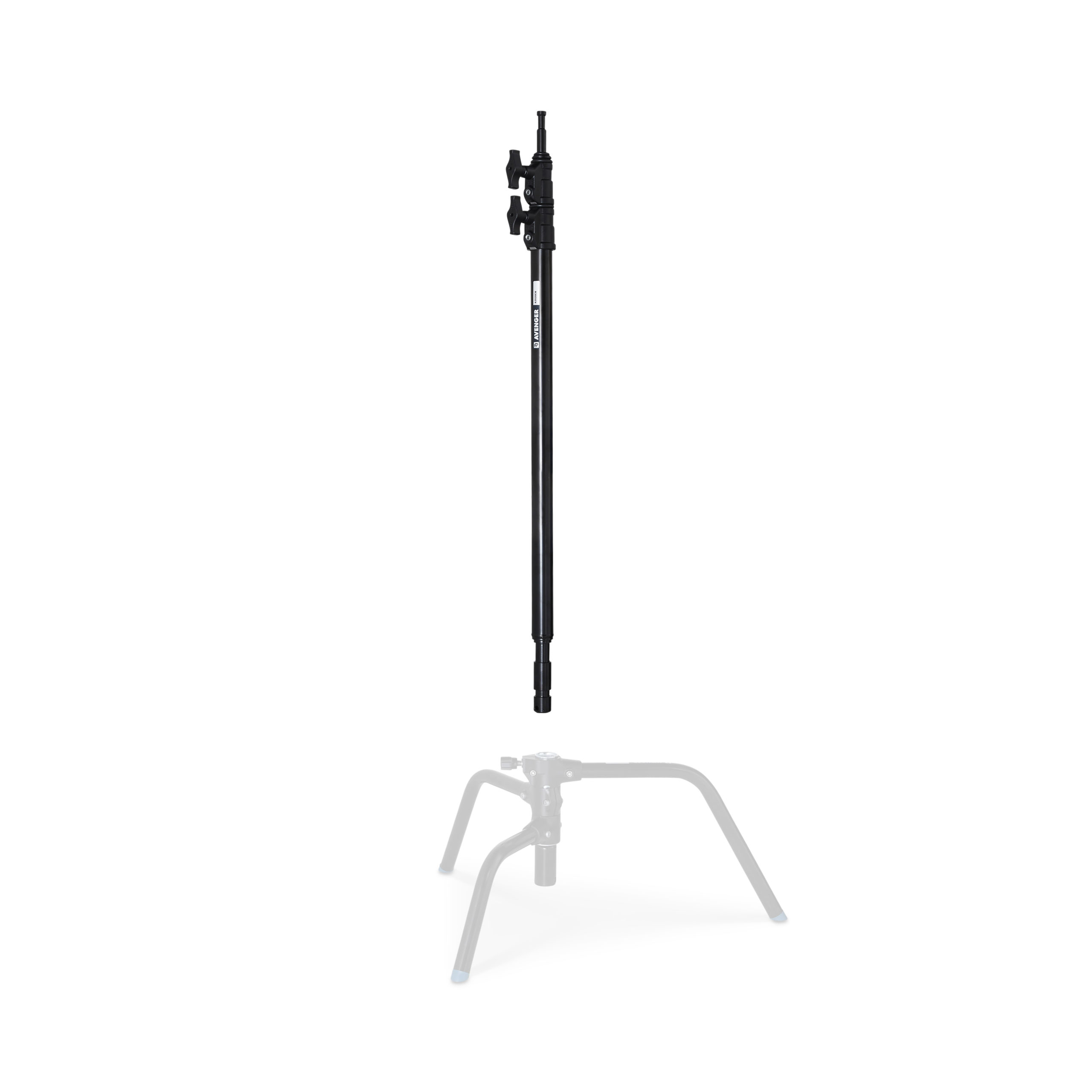 Avenger C-Stand 30" Double Riser Column Blk 200 cm/81 in