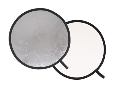 Collapsible Reflector 50cm Silver/White