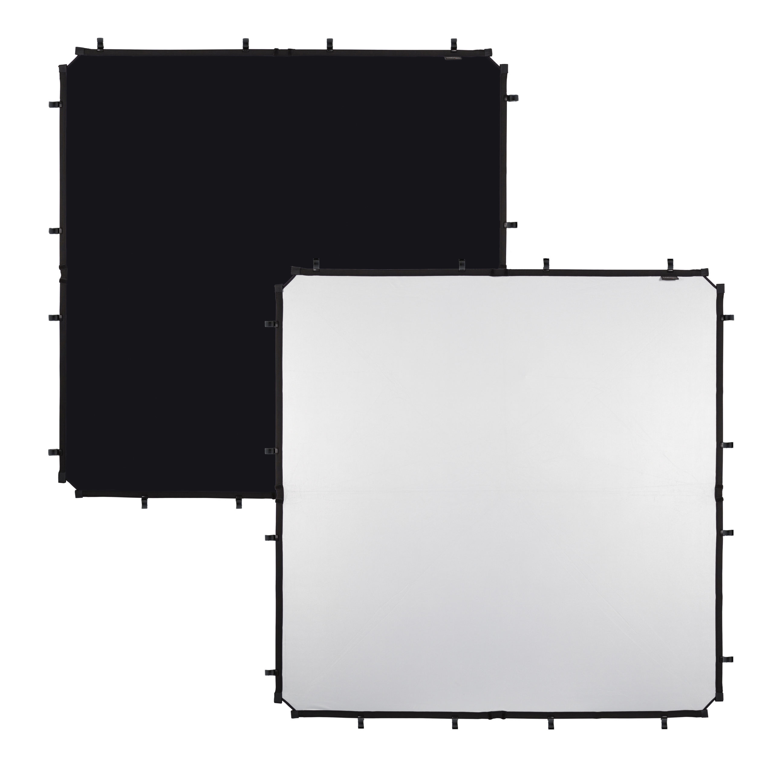 Skylite Rapid Cover Midi 1.5 x 1.5m Black/White