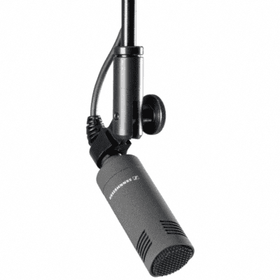 Ceiling mount with cable guide for MKHC 80xx series microphones.
