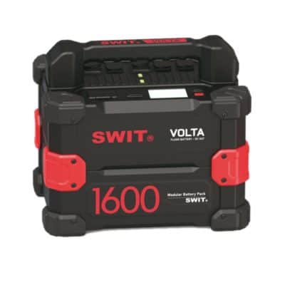 Portable 1600Wh modular battery pack for professional use.