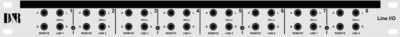 CON-02 Line I/O 16x JACK in/output + 16x Jack remote from 8x RJ45