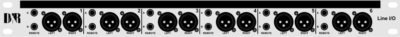CON-04 Line I/O 12x XLR Male + 12x Jack remote from 6x RJ45