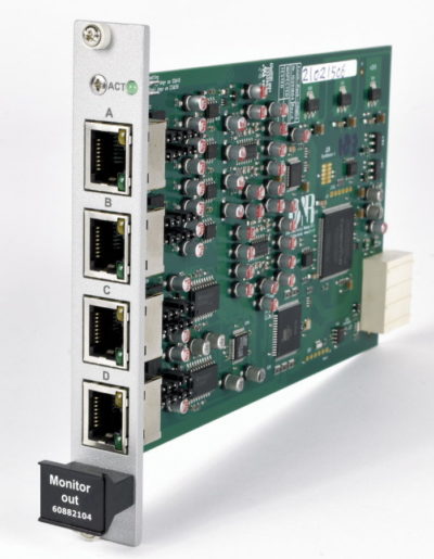 CRM D/A RJ45 (2xStereo and 2xHeadphone, 8xGPIO)