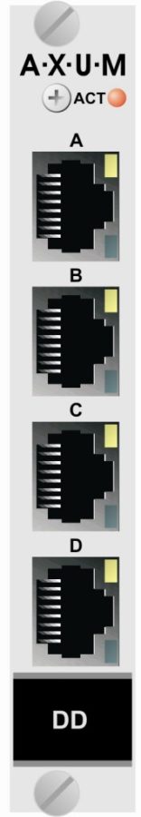 D/D RJ45 (4xAES3 out/in  8xGPIO) with SRC (sample rate converter)