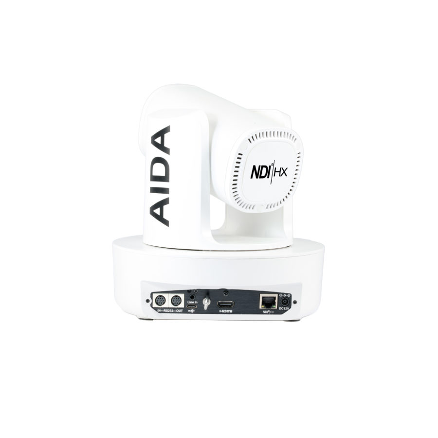 Broadcast/Conference NDI®|HX 4K NDI/IP/SRT/HDMI PoE PTZ Camera 12X Zoom White - Image 5