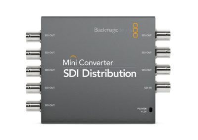 Blackmagic Mini Converter SDI Distribution for professional video signal management.