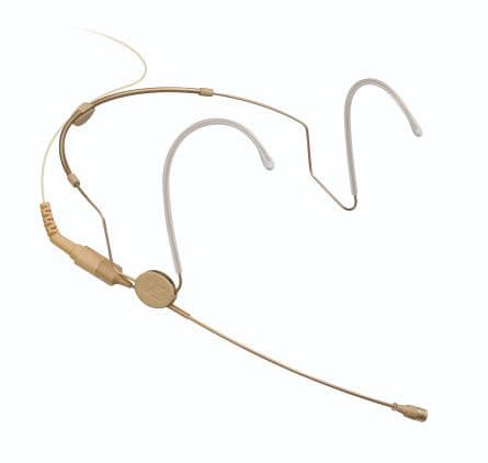 Neckband microphone, omnidirectional, platinum capsule, for SK 50/250/2000/5212/6000/9000, 3-pin SE connector, cable 1.6m, beige