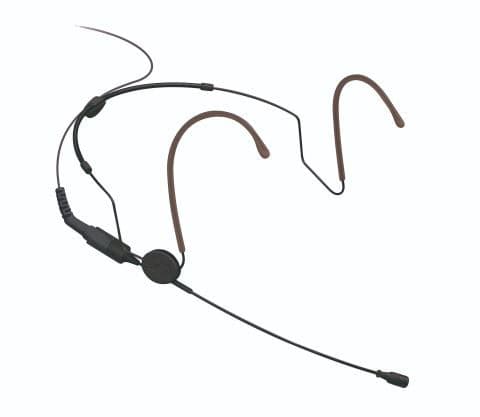 Neckband microphone, omnidirectional, platinum capsule, for SK 50/250/2000/5212/6000/9000, 3-pin SE connector, cable 1.6m, anthracite